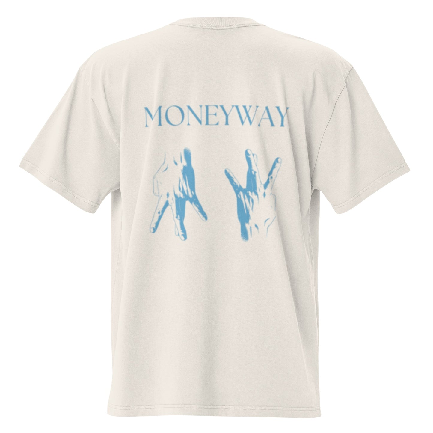 Money Way Bone/Blue T-shirt